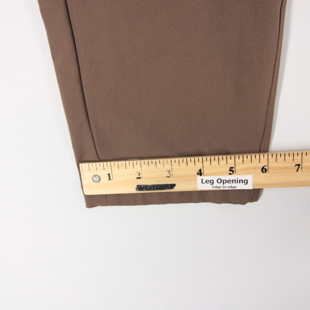 Lululemon Commission Pants Mens 31 Brown Warpstreme Slim Fit ABC Chinos - Picture 10 of 11